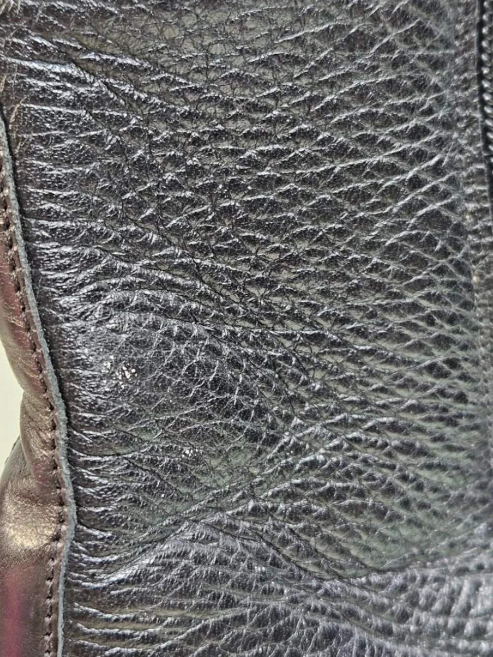 Florsheim Duke Boots Size10 D Black Bike Toe Side Zipper 90140 1970's